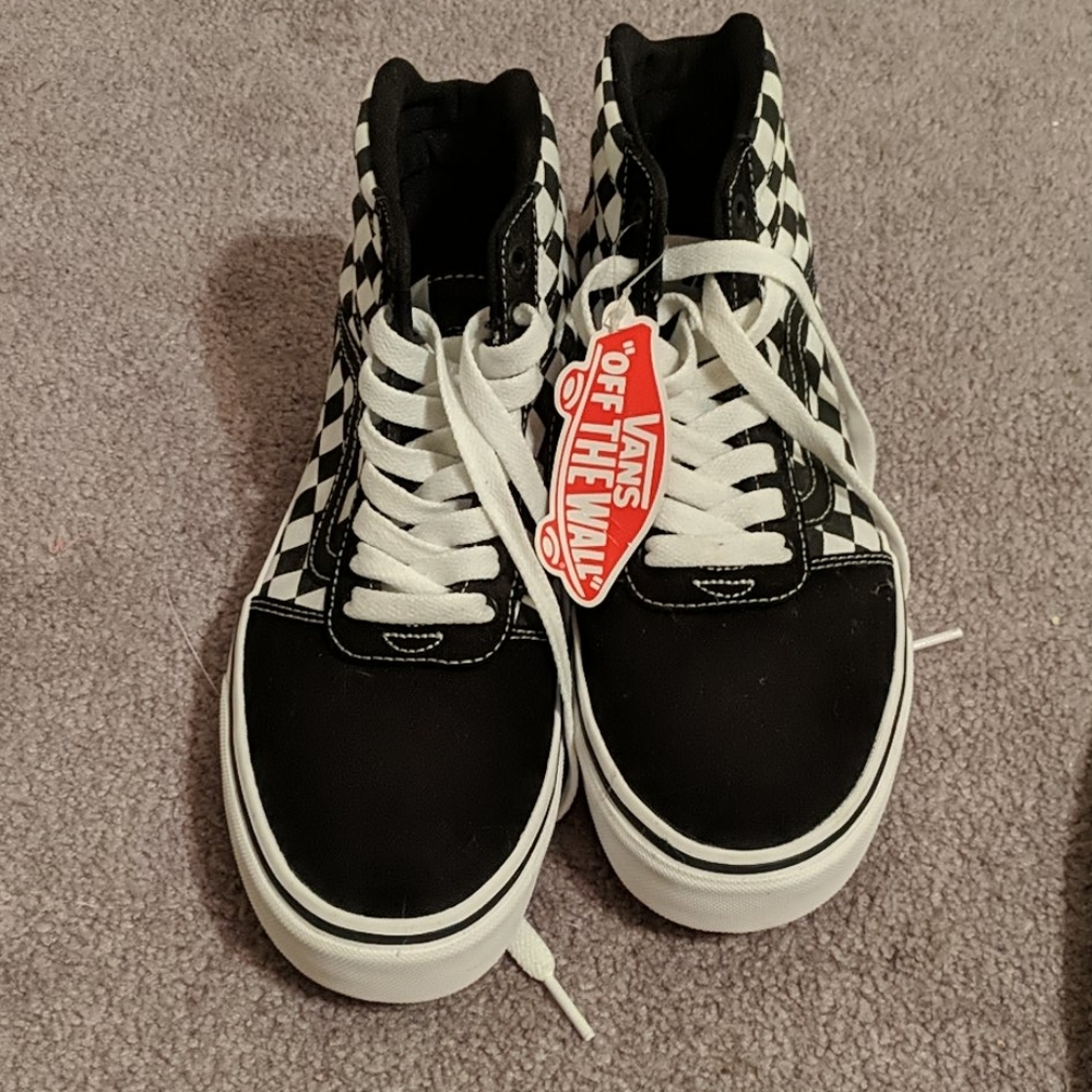 Vans checkerboard high tops